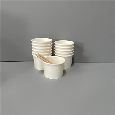 3 oz 100 ml glassbaljor med lock